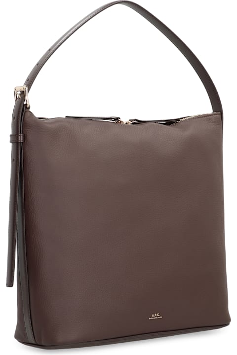 Homeware A.P.C. Vera Leather Shoulder Bag