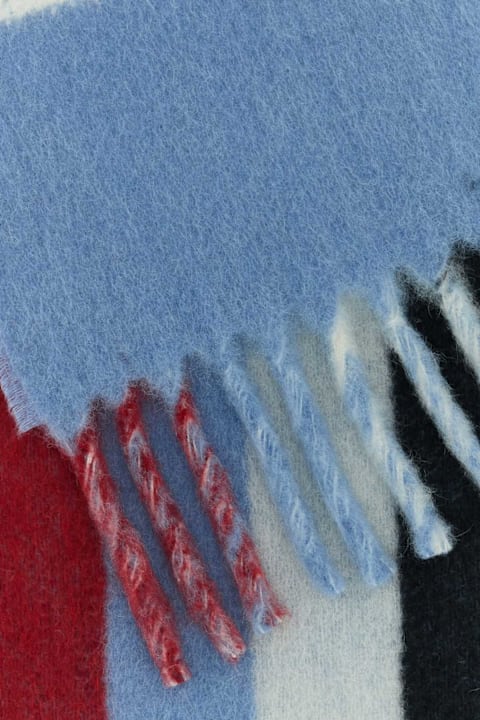 Marni Scarves & Wraps for Women Marni Embroidered Wool Blend Scarf