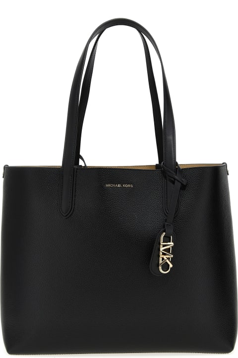 Michael Kors Collection Totes for Women Michael Kors Collection Logo Leather Shopping Bag