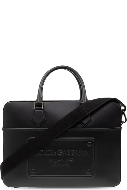 Bags for Men Dolce & Gabbana Dolce & Gabbana Briefcase With Logo
