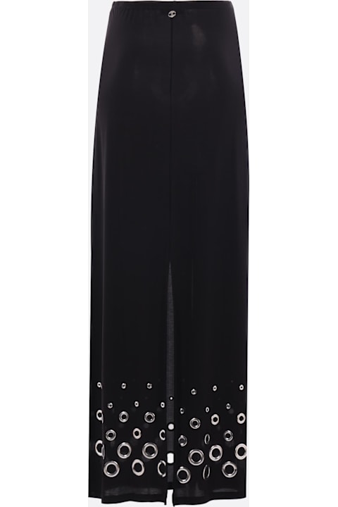 Paco Rabanne تنورات لـ السيدات Paco Rabanne Long Skirt With Eyelets