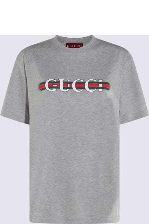 Sale for Women Gucci Grey Cotton T-shirt