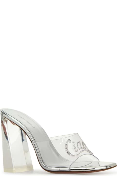Homeware Amina Muaddi Transparent Pvc Bella Mules