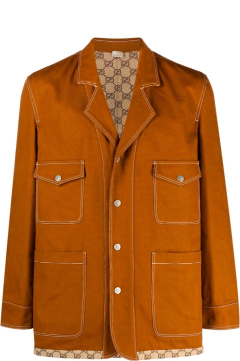 Coats & Jackets for Men Gucci Gg Reversible Jacket