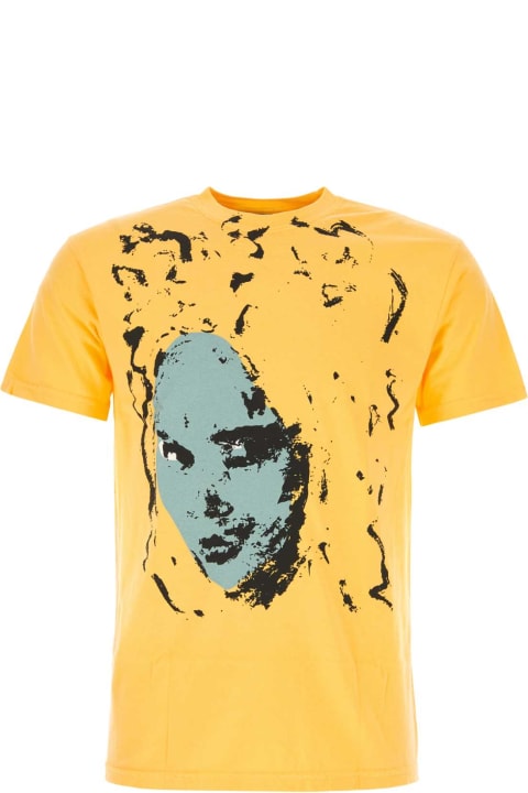 Kidsuper for Men Kidsuper Yellow Cotton T-shirt