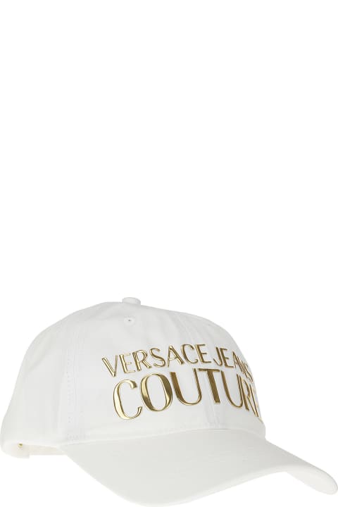 Hats for Women Versace Jeans Couture Baseball Cap With Cut In The Middle Hat