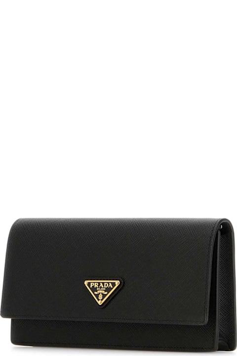 Fashion for Women Prada Black Leather Clutch