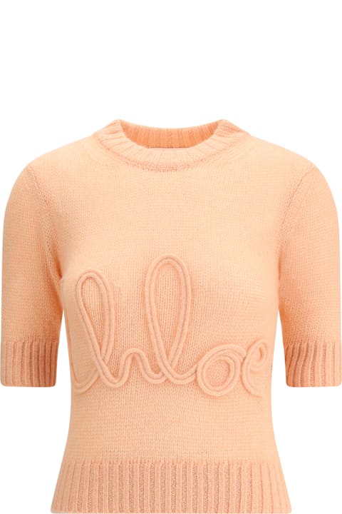 Chloé Sweaters for Women Chloé Logo Wool Sweater