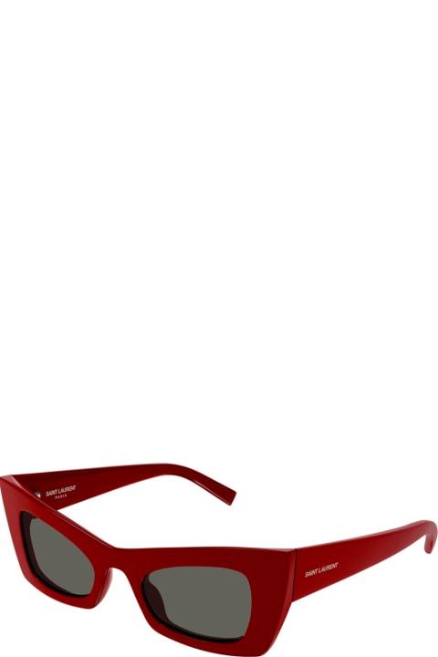 ウィメンズ アイウェア Saint Laurent Eyewear Sl 702 Linea Classic 004 Red Sunglasses