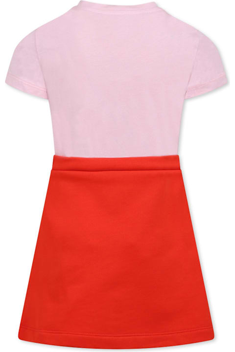 Homeware Versace Multicolor Dress For Girl With Logo