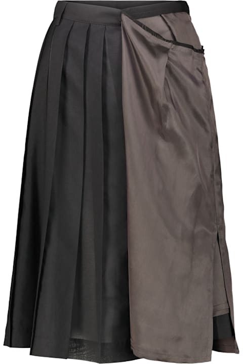 Maison Margiela لـ Kids Maison Margiela Pleated Skirt