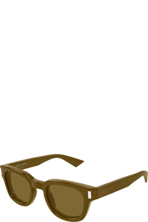 Homeware Saint Laurent Eyewear Saint Laurent Sl 838 Linea Corner Angle 007 Brown Sunglasses