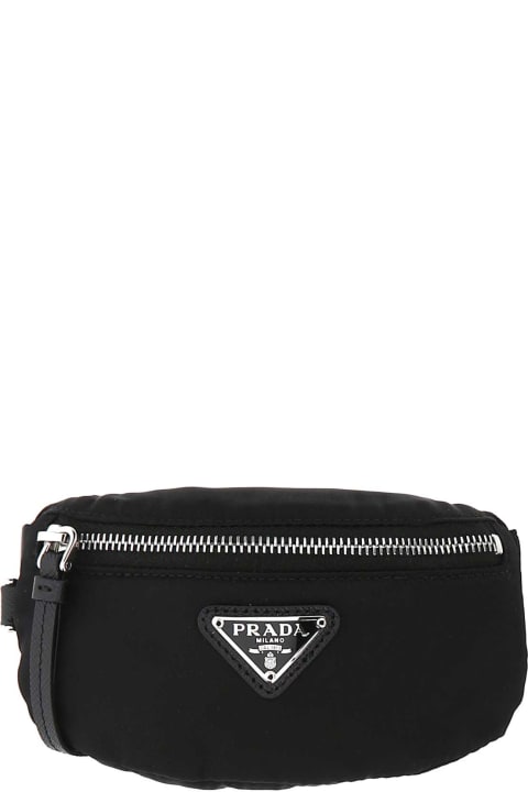 Luggage for Women Prada Black Nylon Wrist Pouch