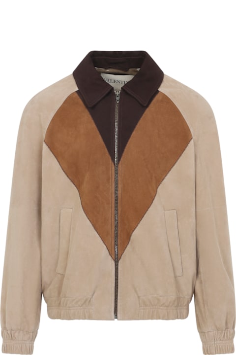 Valentino for Kids Valentino Leather Jacket