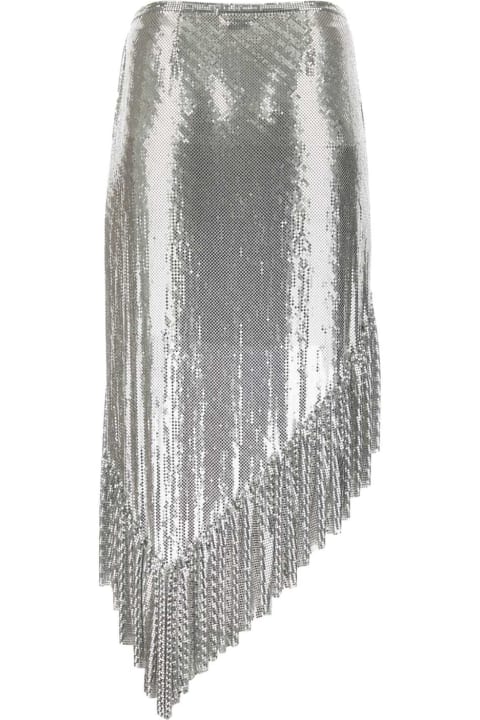 Fashion for Women Paco Rabanne Silver Chain Mail Skirt