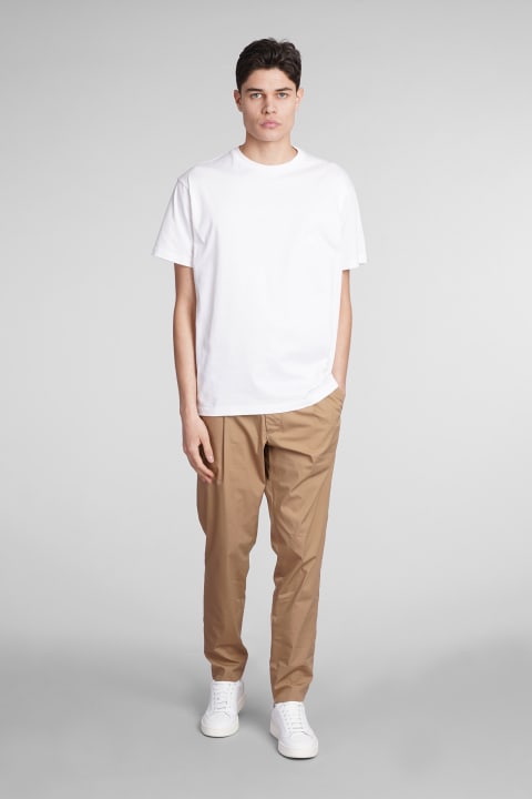 Low Brand Clothing for Men Low Brand Patrick Pants In Camel Cotton