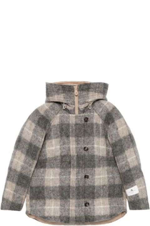 Peuterey Coats & Jackets for Women Peuterey Tamboc Wool Check Jacket