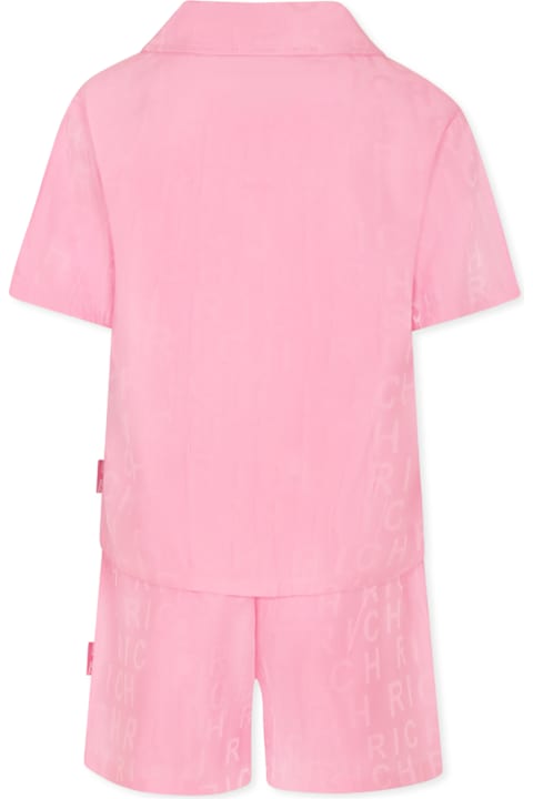 Richmond for Men Richmond Pink Suit For Girl With Logo