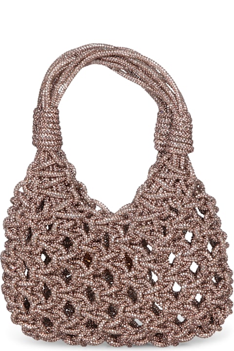 Hibourama Bags for Women Hibourama Vannifique Buckle Gold Handbag
