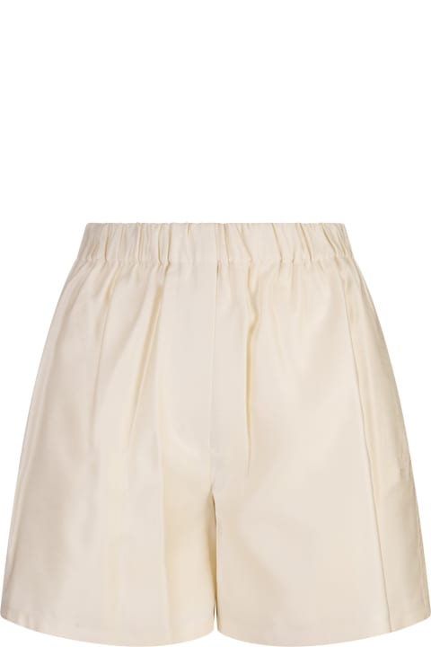 Max Mara Clothing for Women Max Mara Ivory White Piadena Shorts