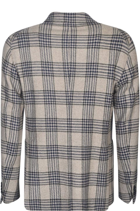 Coats & Jackets for Men Tagliatore Checked Double-breasted Blazer