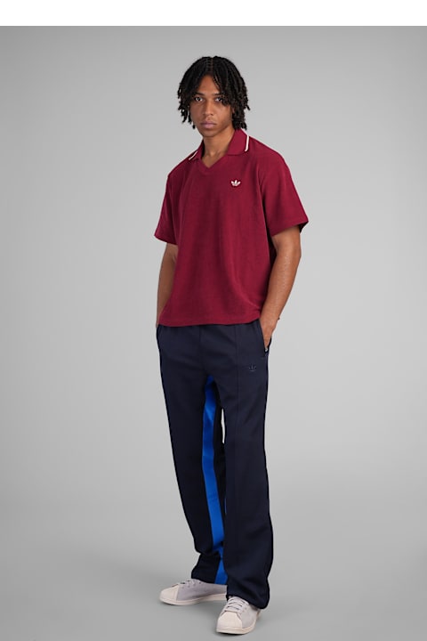 Adidas Originals by Wales Bonner for Men Adidas Originals by Wales Bonner Pique Tp Pants In Blue Cotton