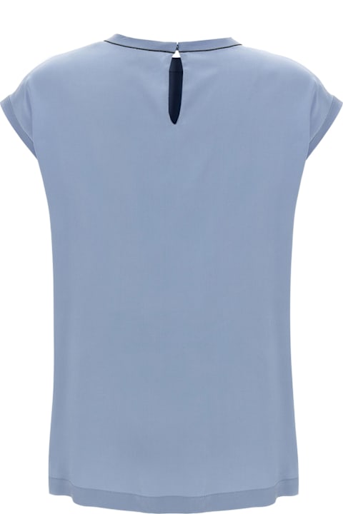Brunello Cucinelli Clothing for Women Brunello Cucinelli Satin T-shirt