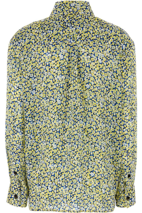 Bottega Veneta Clothing for Women Bottega Veneta Printed Silk Shirt