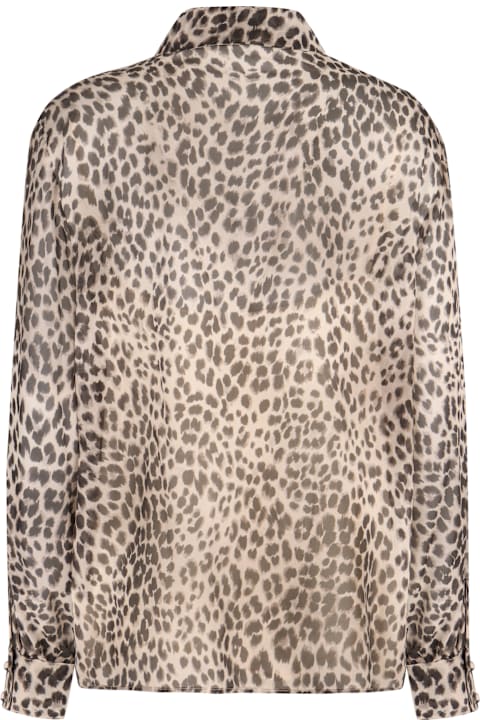 Max Mara Studio Topwear for Women Max Mara Studio Valzer Printed Silk Shirt