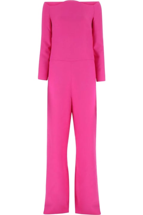 ウィメンズ新着アイテム Valentino Pink Pp Wool Blend Jumpsuit