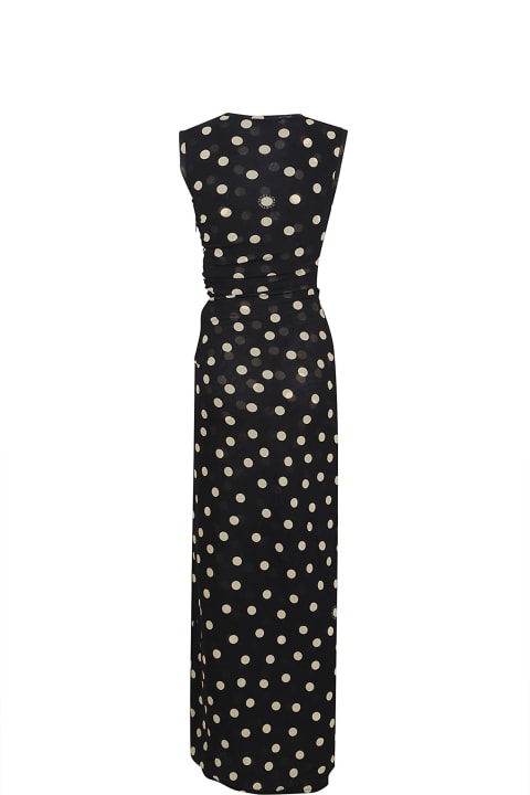 Fashion for Women Stella McCartney Polka Dots Jersey Long Dress