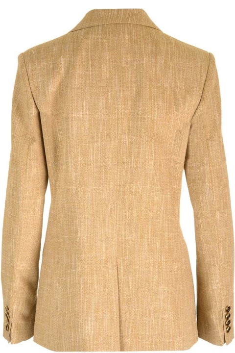 Etro Coats & Jackets for Women Etro Slub-texture Double-breasted Tailored Blazer