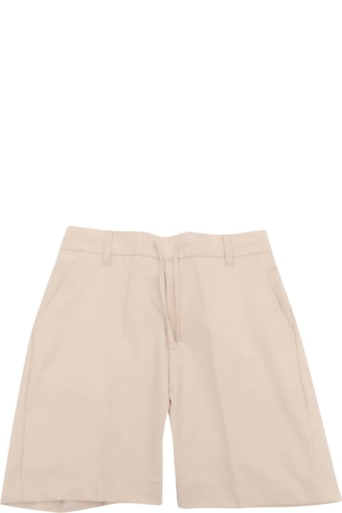 Paolo Pecora Bottoms for Boys Paolo Pecora Beige Bermuda Shorts