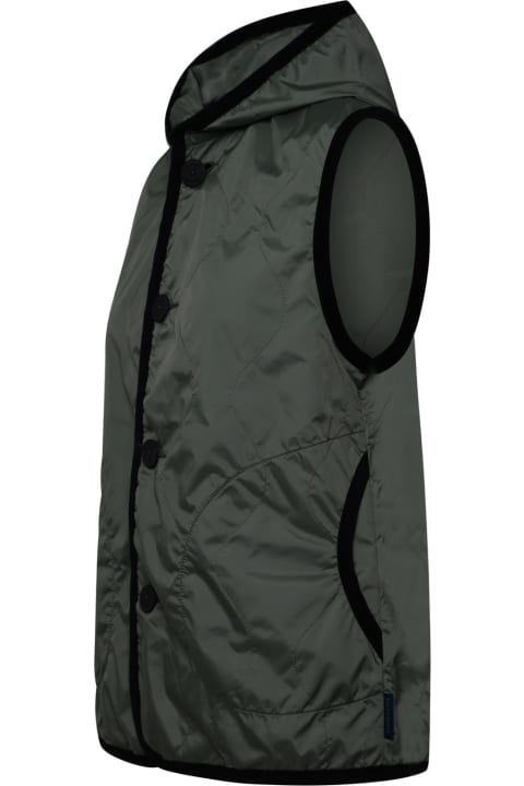 Barto Unwadded Green Polyester Vest