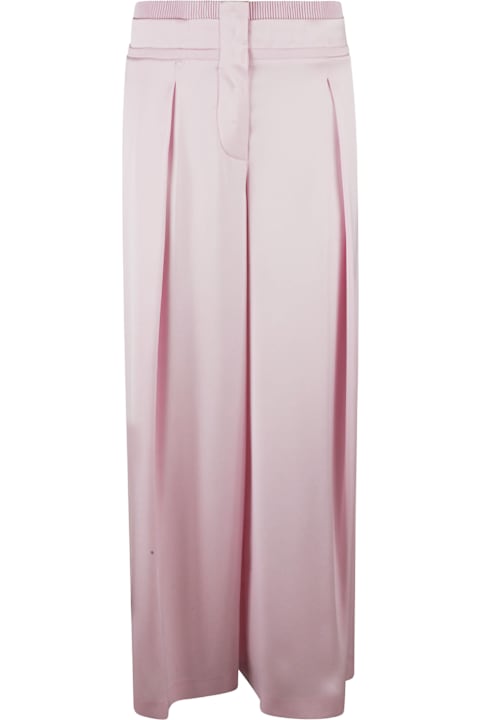 Genny Clothing for Women Genny Elastic Waist Wide Leg Trousers