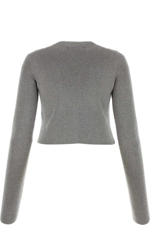 Clothing for Women AMIRI Grey Cotton And Cashmere Sweater