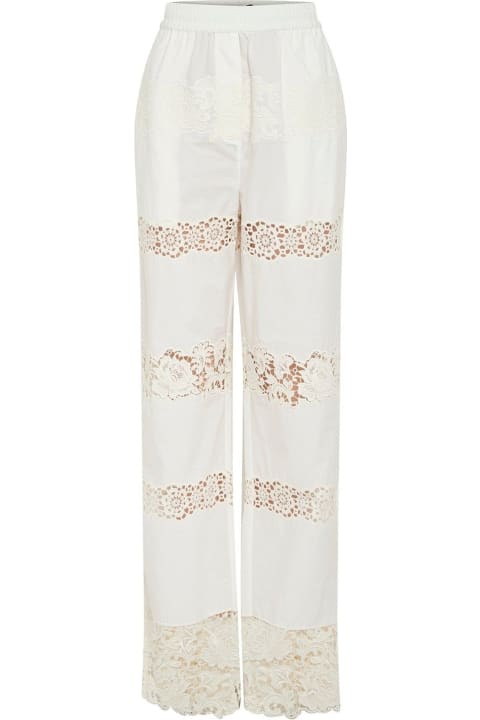 Dolce & Gabbana Pants & Shorts for Women Dolce & Gabbana Cotton Wide-leg Pants