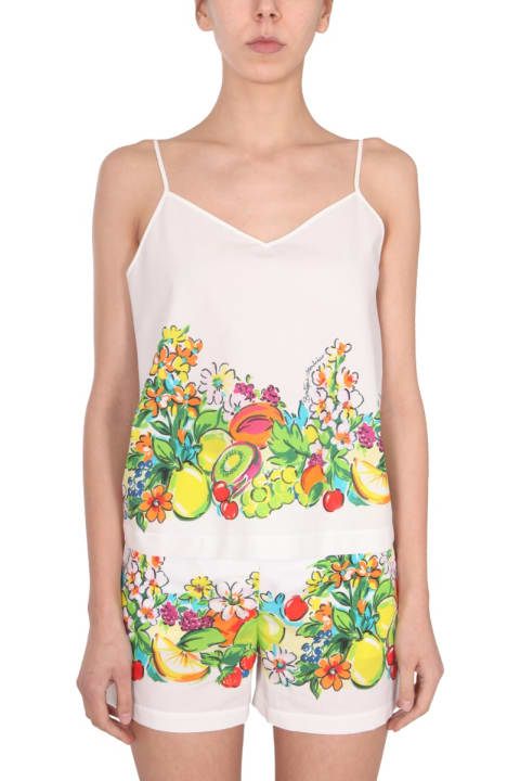 Underwear & Nightwear for Women Boutique Moschino Flower And Fruit Print Top