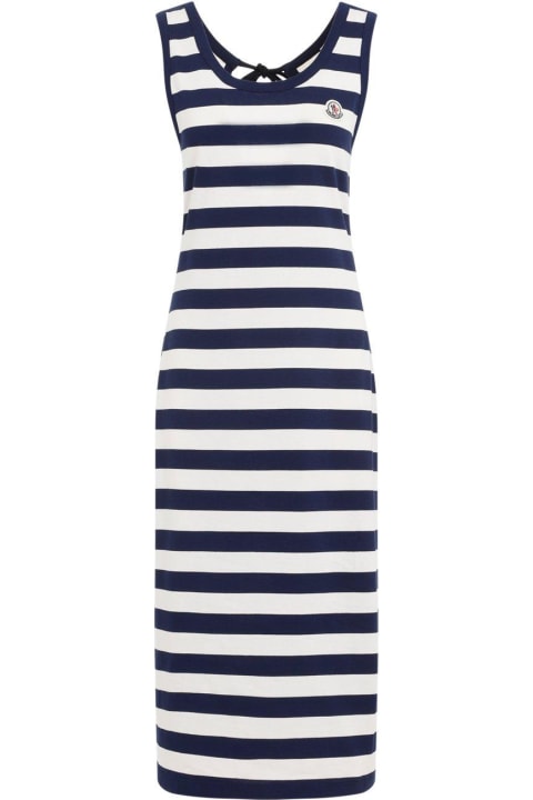 Moncler Sale for Women Moncler Striped Sleeveless Dress