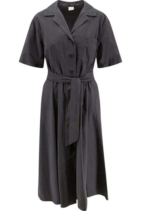 Aspesi for Kids Aspesi Midi Chemisier Cotton Dress