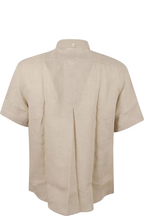 Shirts for Men Brunello Cucinelli Round Hem Patched Pocket Shirt