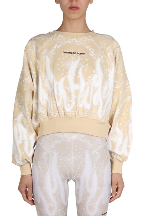 Vision of Super Fleeces & Tracksuits for Women Vision of Super Paisley Pattern Sweatshirt