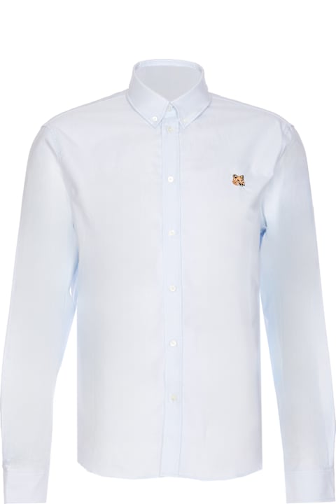 Maison Kitsuné Shirts for Men Maison Kitsuné Mini Fox Head Patch Shirt