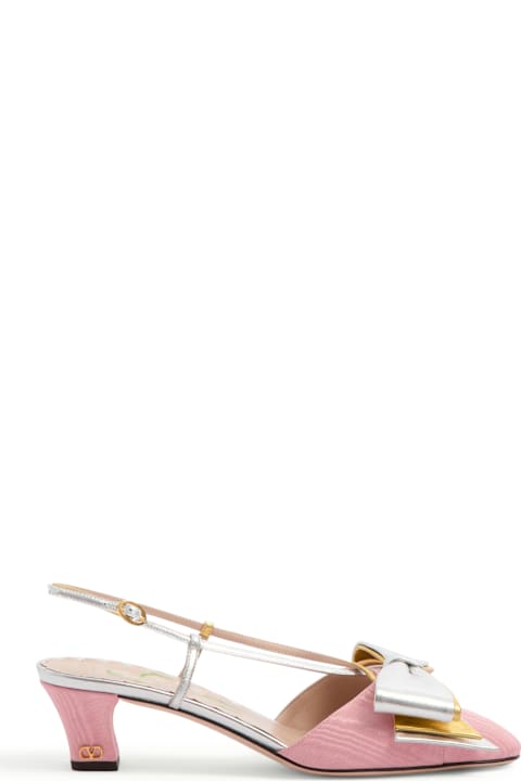 Homeware Valentino Garavani Pink Fabric Bowow Pumps