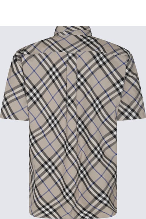 Shirts for Men Burberry Multicolor Cotton Shirt