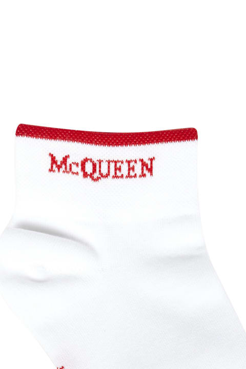 ウィメンズ Alexander McQueenのランジェリー＆パジャマ Alexander McQueen Sock With Logo