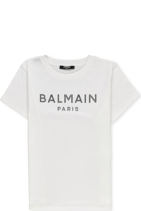 Balmainのガールズ Balmain T-shirt With Logo
