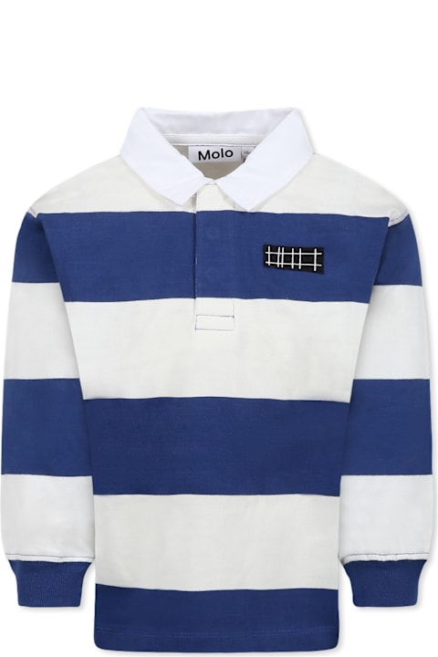 Homeware Molo Multicolor Polo Shirt For Boy With Patch