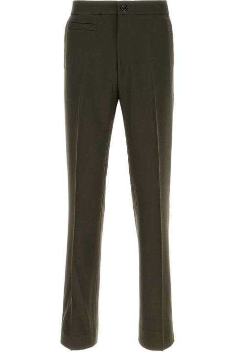 Namacheko Clothing for Men Namacheko Olive Green Wool Pant