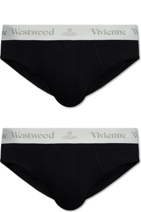 Underwear for Men Vivienne Westwood Vivienne Westwood Two-pack Of Briefs By Vivienne Westwood